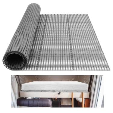 Imagem de Plactic Colchão para colchão 210,8 cm C x 149,9 cm RV embaixo do colchão ventilação modular intertravada fibra de ar sob colchão para trailer, barco, campista, criando a cama seca e fluindo
