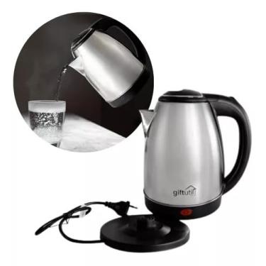 Imagem de Chaleira Elétrica Jarra Térmica Inox 2 Litros Com Tampa 127v