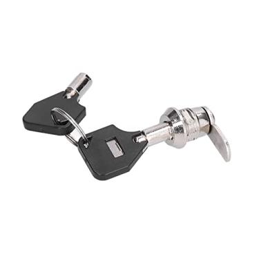 Imagem de Fechadura de porta de armário, fechaduras de armário de arquivos, trava de segurança para câmera de móveis, instalação firme e segura para uso doméstico com chaves para máquinas de venda automática,