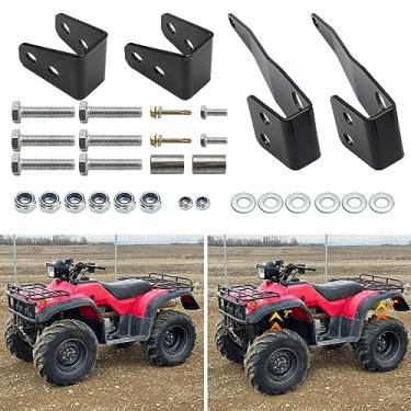 Imagem de Jerbor Conjunto de Kit de Elevação de Quadriciclo Dianteiro e Traseiro de 2" para Serviço Pesado para Honda Trx450 Foreman 1998-2004 (Com Instruções)