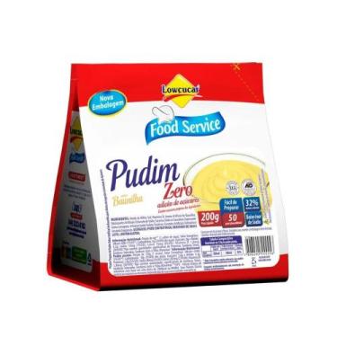Imagem de Pudim Lowçucar Zero Açúcares Sabor Baunilha 200g - Lowçucar Food Servi