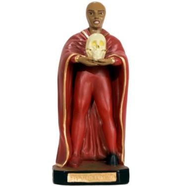 Imagem de Imagem Exú João Caveira 20cm Gesso Escultura Umbanda