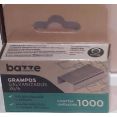 Imagem de Grampo galvanizado bazze 26 6 cx 1000un - tris