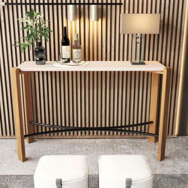 Imagem de Aparador Buffet Moderno Luxo Pés Em Madeira Maciça Para Sala E Cozinha