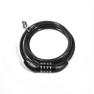 Imagem de Cadeado Bicicleta Espiral Segredo Senha 6X1000MM MaxTrava - Max Trava