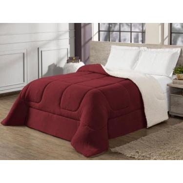 Imagem de Coberdrom Sherpa Queen Edredon Pele De Carneiro Envio 24h - Charme do 
