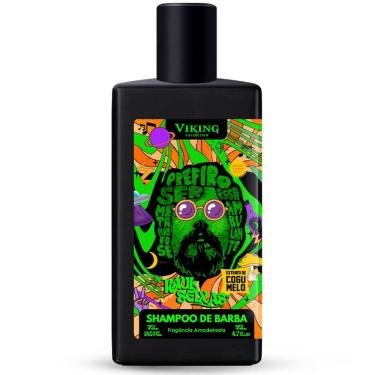 Imagem de Shampoo de Barba Raul Seixas Amadeirado com Extrato de Cogumelo 140mL Viking