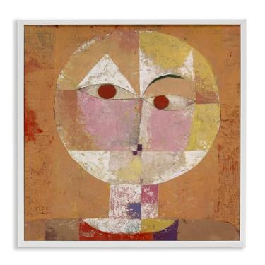 Imagem de Stupell Industries Classic Senecio Paul Klee White Framed Giclee Wall Art Design por one1000paintings, 17 x 17