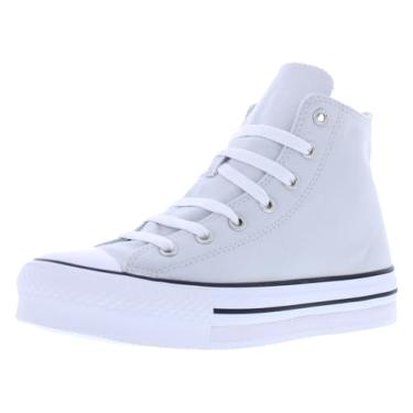 Imagem de Converse Tênis feminino Chuck Taylor All Star Eva Lift High GS, Fossilizado/Branco/Preto, 19