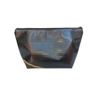 Imagem de Nécessaire Quadrada Grande, Feita de Lona de Painel Publicitário, com 