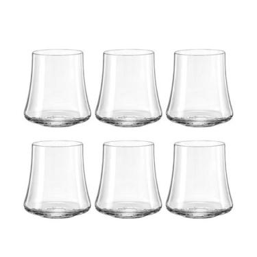 Imagem de Copo Baixo de Cristal Bohemia Para Whisky 350 ml Xtra 12 Peças - Bohem