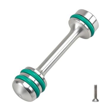 Imagem de EVRBUL Bloco de motor plugue de galeria de óleo tarugo plugue de passagem traseira de alumínio desviador de óleo barra em forma de haltere plugue de galé de óleo compatível com GM Gen III e IV LS V8