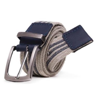 Imagem de Cinto Gorgurão Mesclado Nude/Azul - Bless