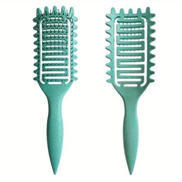 Imagem de Escova modeladora 3 em 1 para cachos, escova para desembaraçar cabelos emaranhados, modelar cachos, definir ferramentas de modelagem (03)