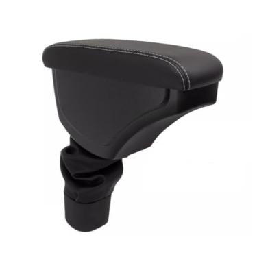 Imagem de Apoio De Braço Encosto Onix e Prisma 2012 2013 2014 2015 2016 2017 2018 2019 Preto Com Linha Branca