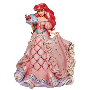 Imagem de Enesco Jim Shore Disney Tradições A Pequena Sereia Encantada Princesa Ariel Estatueta Deluxe, 39 cm, Multicolorido