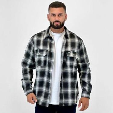 Imagem de Camisa Mormaii Flanela Xadrez com Bolso Manga Longa Masculina-Masculino