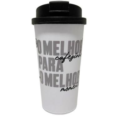 Imagem de Copo Café C/ Tampa Bucks 500ml Estampado Frases Profissões - Uatt, Urb