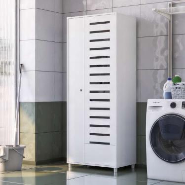 Imagem de Armário Multiuso Marília 2 pt 1 gv Branco