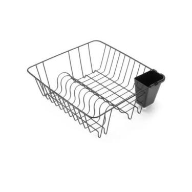 Imagem de Escorredor De Louça Pratos Copos Porta Talher Aço Inox Organizador de 