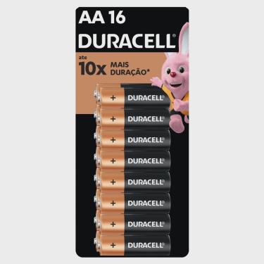 Imagem de Pilha Duracell Alcalina aa 16 Unidades