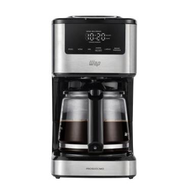 Imagem de Cafeteira Elétrica Digital Aroma Wap Wcd1500 Preta Inox 110v - Waaw