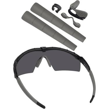 Imagem de BLAZERBUCK Orelhas de substituição, peças de nariz e clipe de armação para óculos de sol Oakley M Frame 2.0 Strike - Cinza