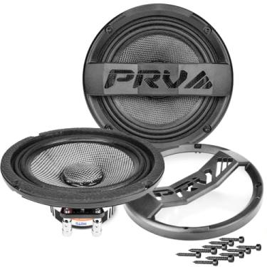 Imagem de PRV AUDIO Alto-Falante De Médio Alcance De 6,5" Em Fibra De Carbono, 400 Watts, 4 Ohms De Neodímio Mt6Mr400Cf-Ndy-4, Fino, Resistente À Água, Alto-Falante De Áudio Profissional Para Barco, Utv, Mot