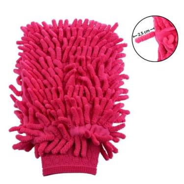 Imagem de Luva Multiuso Microfibra 100 Limpeza Carro Moto e Geral - Zutmix, Rosa