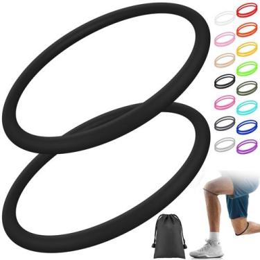 Imagem de Suporte de joelheira Foilswirl Silicone Patella Tendon Black