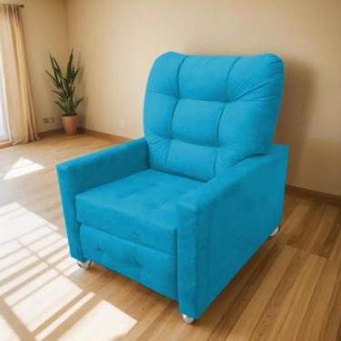 Imagem de Poltrona Reclinável Sabrina Conforto e Estilo para Todos os Ambientes 