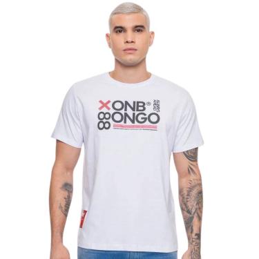 Imagem de Camiseta Masculina Onbongo Branca ON071 Branco