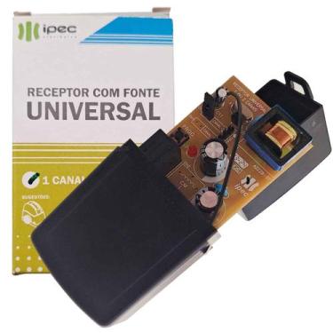 Imagem de Fonte Receptor 1 Canal 12V 433,92 Mhz Bivolt Acionador Via Controle Re