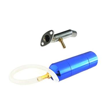 Imagem de HGC Power Boost frasco e coletor de admissão de 32 mm para motocicleta motorizada de motocicleta de 66cc 80cc 2 tempos