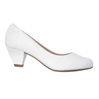 Imagem de Scarpin Modare Ultra Conforto Feminino, Branco, 35