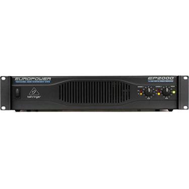 Imagem de Behringer Amplificador de potência estéreo profissional EUROPOWER EP2000 de 2.000 watts com tecnologia ATR (resposta transiente acelerada)