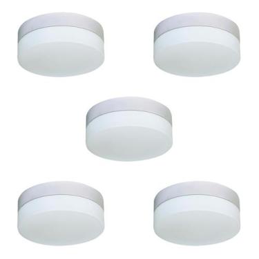 Imagem de Plafon Belle Redondo 29cm Vidro Leitoso 3 Lamp. E-27 Max 60w Base Bran