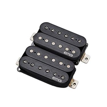 Imagem de EMG Conjunto de captador Humbucker para guitarra elétrica Super 77, preto