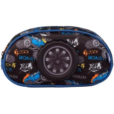 Imagem de Estojo Escolar Monster Truck Ys42428 - Yins - Azul