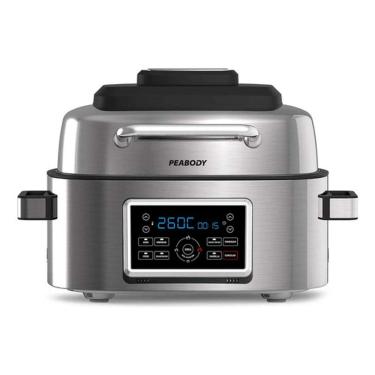 Imagem de Fritadeira Air Fryer Grill Gigante 6l Aco Inox 127v Peabody