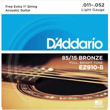 Imagem de Encordoamento violao aco ez910 .011-.052 - D'ADDARIO