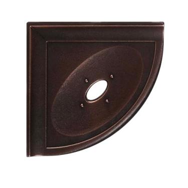 Imagem de Prateleira de sabonete para box de 12,7 cm – Bandeja de sabonete de canto de metal polido a óleo, organizador de banheiro, suporte de parede de metrô, prateleira traseira lisa