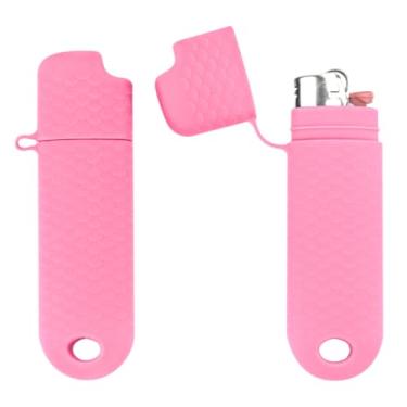 Imagem de Capa de isqueiro à prova d'água para isqueiros regulares BIC Tipo de manga J6 Sobrevivência ao ar livre Bolsa de isqueiro multiuso para caminhadas e acampamento (rosa, 2)