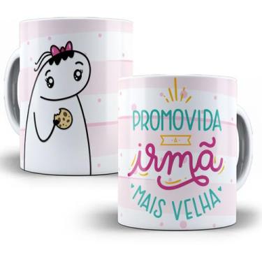 Imagem de Caneca anúncio de gravidez flork - promovida a irmã - St Personalizado