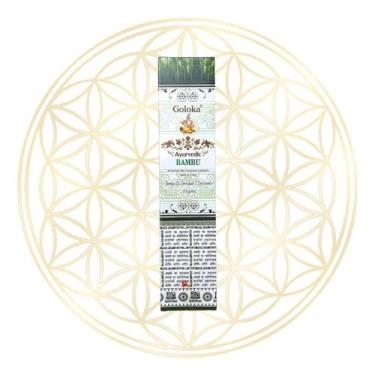 Imagem de Incenso Goloka Indiano Vareta Linha Ayurvedic - AROMAS, Bambu