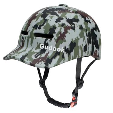 Imagem de Gudook Capacetes De Bicicleta Para Adultos Homens - Capacete Mulheres, Conforto Certificado, Leve, Ajustável, Estilo Boné Beisebol, Ciclismo Urbano, Estrada, Scooter