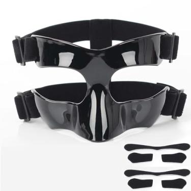Imagem de Fenduoer Protetor Nasal Para Esportes, Nariz Quebrado, Máscara Facial Ajustável Com Esp...