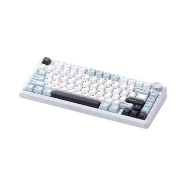 Imagem de Teclado Mecânico Para Jogos Com Fio Bluetooth Sem Fio RGB AULA F75 75%