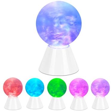 Imagem de REDIGPLE Lâmpada Led Esférica Que Muda De Cor, Luz Decorativa Piscante, Design Exclusivo Enche As Luzes Noturnas Coloridas Com Amor, Os Melhores Presentes Para Crianças, Casais E Famílias (Nuvens Né