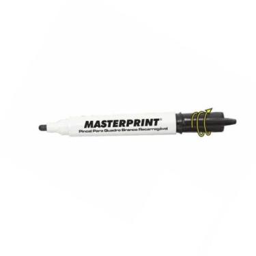 Imagem de Marcador Quadro Branco Recarregavel MP619 Masterprint, Preto